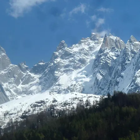아파트 D'une A Mont Blanc Avec Magnifique Vue Sur La Montagne Balcon Amenage Et Wifi A 400 M Des Pistes